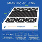 Nordic Pure 20x25x5 Honeywell/Lennox Replacement Odor Reduction Merv 8 Filter 1 - Image 2