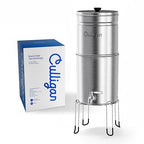 Culligan MaxClear 3 Gallon Gravity Water Filter System, Brushed Stainless-Steel - Image 2