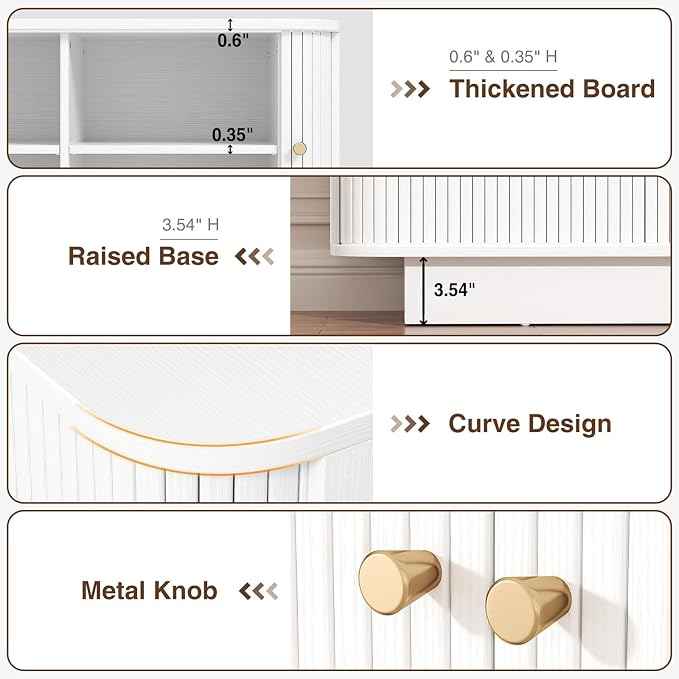 Fluted Entryway Bench with Shoe Storage, Mud Room Benches with Seat,