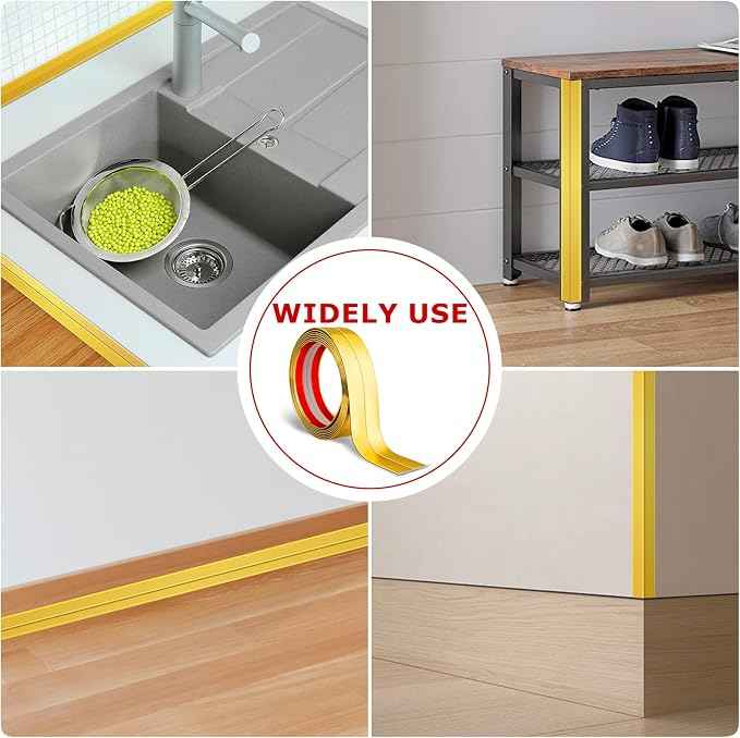 Flexible Wall Corner Protector Moulding Trim Peel and Stick Wall Corner Guards