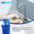 ICEPURE 5 Micron 10”*4.5'' Whole House Sediment String Wound Water Filter - Image 8