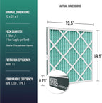 Spearhead MERV 11+ EPA-Registered Odor Defense HVAC AC Furnace Filter w/Rigid - Image 2