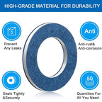 Mudder 100 Pieces Aluminum Engine Transmission Fluid Oil Crush Washers Drain - Image 3