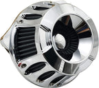 Harley Air Cleaner Motorcycle Filter Intake CNC Cut Kit Chrome by Unknown