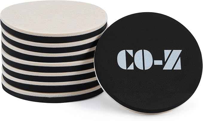 CO-Z 8pcs Felt Furniture Sliders