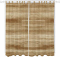 Light Brown Wood Grain Living Room Curtains 84 Inch Length, Window Curtains Tab by Unknown