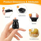 CHUNZEXI 36 Pack Extra Small Chair Leg Floor Protectors