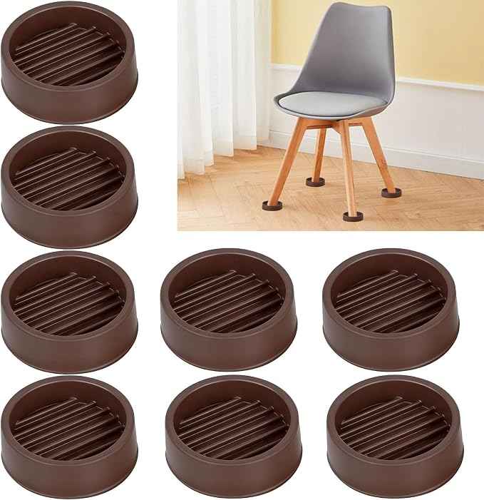 1.5" x 1.5" Rubber Furniture Pads