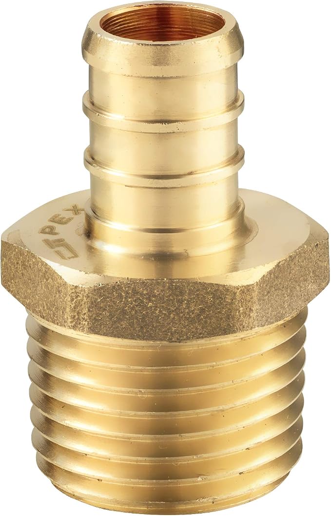 EFIELD Pex 3/4 Inch x 3/4 Inch Male NPT Adapter Brass Crimp Fittings, ASTM F1807 - Image 8