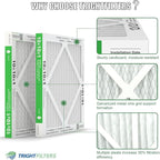 10x10x1 Air Filter 6 Pack, Durable MERV 8 Pleated Home HVAC AC Furnace Filters - Image 5