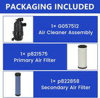 G057512 Air Cleaner with P821575 P822858 Air Filter - Image 2