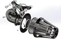 Big Sucker cone Air filter intake by ForHarleyAccessories