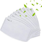 100 Pcs Activated Carbon PM2.5 Mask Filter Paper 5 Layers Replacement PM 2.5 - Image 7