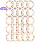 25PCS Copper Oil Drain Plug Gasket Replacement - Image 3