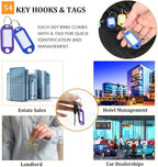 Portable Key Organizer with Handle, Fireproof and Waterproof Key Case, Key
