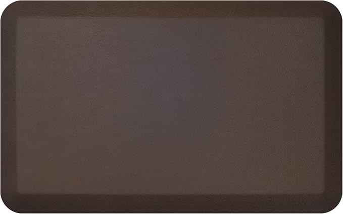 GelPro Anti-Fatigue Designer Comfort Kitchen Floor Mat, Leather Grain Truffle