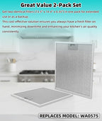 2 Pack WA0575 Range Hood Filters 13.5" x 14.4" x 0.35", 5-Layer Aluminum Mesh - Image 5