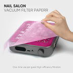 200 Sheets Nail Dust Collector Filter Paper, Disposable Nail Dust Filters - Image 2
