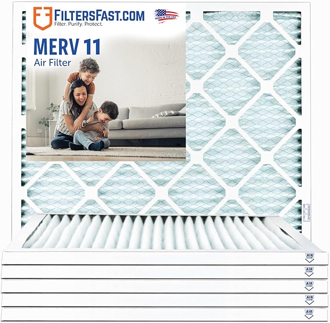 Filters Fast 12x25x1 Air Filter MERV 11, Made in the USA, Actual Size: by FiltersFast