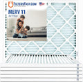 Filters Fast 17.5x21x1 Air Filter MERV 11, Made in the USA, Actual Size: by FiltersFast
