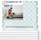 Filters Fast 16x32x1 Air Filter MERV 11, Made in the USA, Actual Size: by FiltersFast