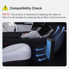 Cabin Air Filter for Tesla Model 3/Y, HEPA Activated Carbon