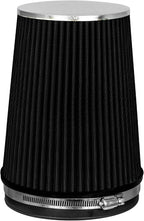 BLACK 6" 152 mm Inlet Truck Air Cone Replacement Performance Washable Clamp-On by RtunesRacing