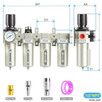 TAILONZ PNEUMATIC 0-240PSI 1/2 Inch NPT Industrial Grade 4 Stage Air Drying - Image 2