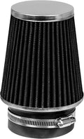 BLACK 3.5" 89 mm Inlet Narrow Air Cone Replacement Performance Washable by RtunesRacing