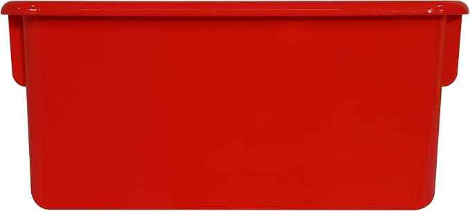Wood Designs Cubby Storage Bin, Heavy Duty Plastic Containers