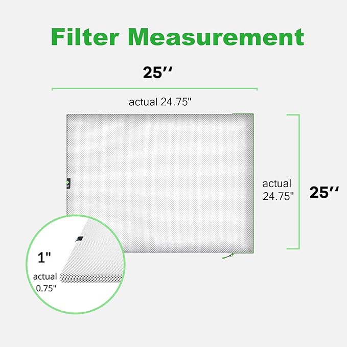 Reair 25x25x1 Air filter, Washable and Reusable Air Filter 25x25x1 - Image 6