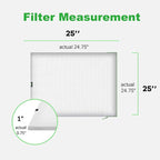Reair 25x25x1 Extra Replacement Filter without Frame, Washable and Reusable Air - Image 6