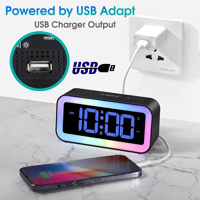 Cadmos Loud Alarm Clock for Bedrooms - Image 7