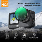 K&F CONCEPT Snap On Black Diffusion 1/4 Filter Compatible - Image 2