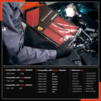 A-Premium High-performance, Pre-oiled Engine Air Filter Compatible - Image 3