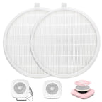 Nail Dust Collector Filter, Replacement Filters Compatible by Mecefeno