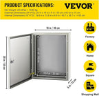 VEVOR NEMA Steel Enclosure, IP66 Waterproof & Dustproof, Outdoor/Indoor - Image 7