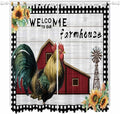Farmhouse Rooster Living Room Curtains 84 Inch Length, Window Curtains Tab Top by Unknown