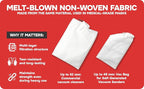 Dust Collection Bag – Small, 3 Pack, Adjustable Fit Dust Bag, - Image 7