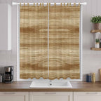 Light Brown Wood Grain Living Room Curtains 84 Inch Length, Window Curtains Tab - Image 9