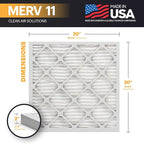 BNX TruFilter 20x20x2 Air Filter MERV 11 - Image 2