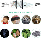Air Vent Filter 4"x10" Activated Charcoal Carbon Floor Heater Filter