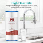 SimPure 10"x4.5" Pleated Sediment Water Filter, 20 Micron Whole House Water - Image 4