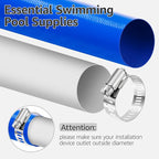 1.25" x 100 FT Pool Backwash Hose, Heavy Duty PVC Discharge Hose, Lay Flat - Image 4