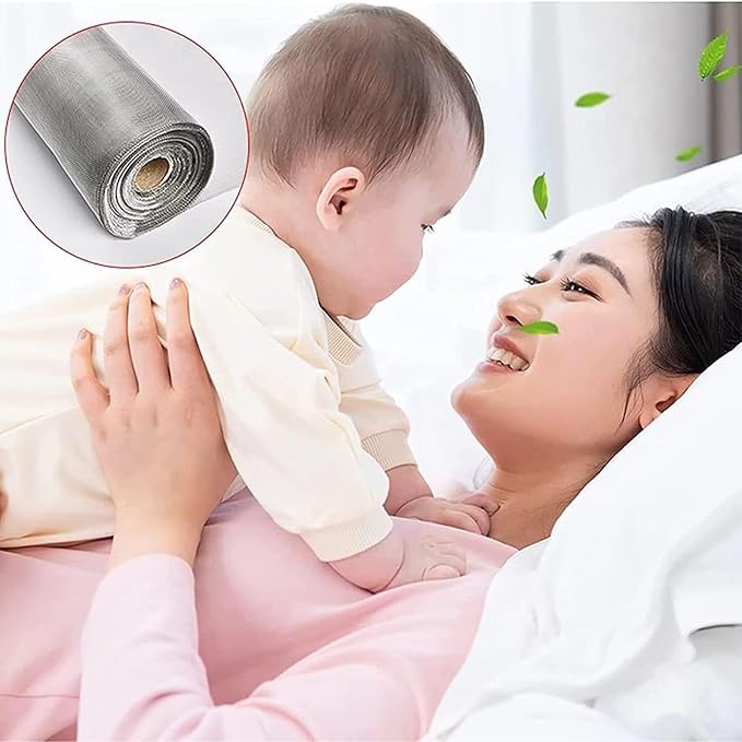 304 Stainless Steel Wire Mesh 100 Mesh Screen Sheet, Woven Metal Filter Cloth - Image 7