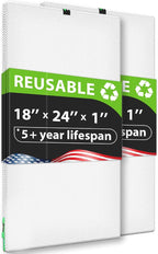 REair 18x24x1 Air filter Pro Kit, Washable and Reusable Air Filter 18x24x1 by Reair