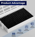 4 PACK W10311524 Refrigerator Air Filter Replacement Compatible - Image 4