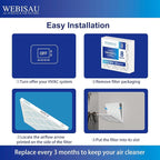 10x10x1 Air Filter MERV 8 MPR 600 4Pack Furnace Filters Pleated HVAC AC Furnace - Image 7