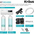 KRAUS Purita 2-Stage Under Sink Water Filtration System - Image 4