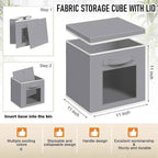 10 Pcs Fabric Storage Cube